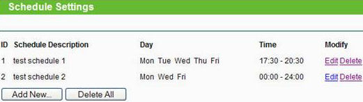 расписание