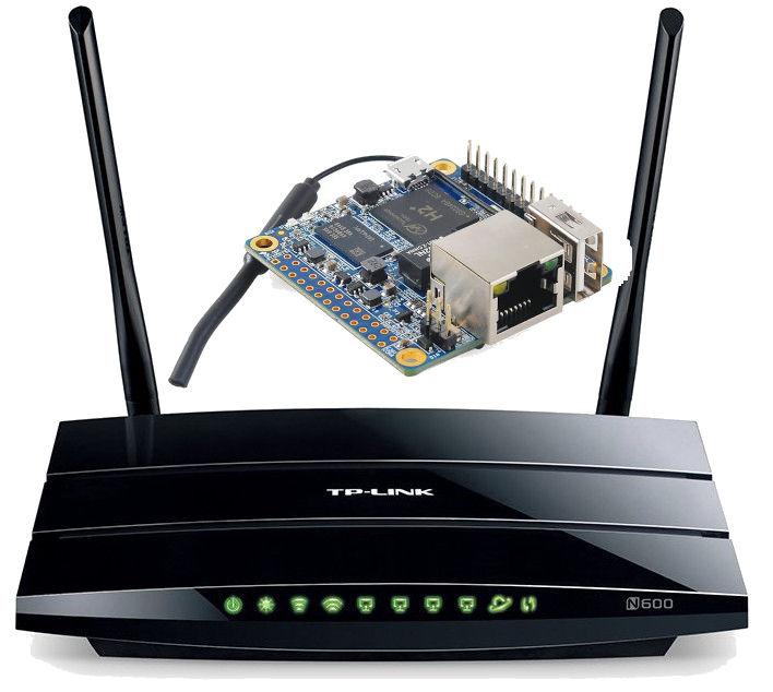 роутер TP-Link WDR3500 и Orange Pi Zero H2