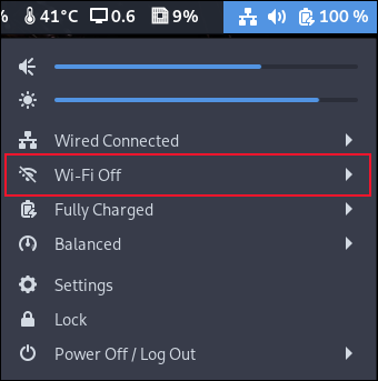 linux wifi off